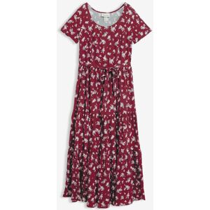 bonprix Kleid mit kurzen Ärmelnrot 42Damen bonprix Kleid mit kurzen Ärmelnrot 42Damen