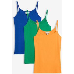 bonprix Spaghettiträger-Top (3er-Pack)blau 48Damen bonprix Spaghettiträger-Top (3er-Pack)blau 48Damen