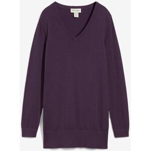 bonprix Basic Longpullover mit V-Ausschnittlila 36Damen bonprix Basic Longpullover mit V-Ausschnittlila 36Damen