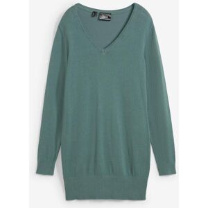 bonprix Basic Longpullover mit V-Ausschnittgrün 44Damen bonprix Basic Longpullover mit V-Ausschnittgrün 44Damen