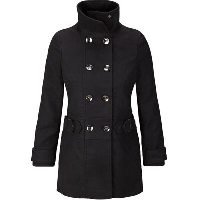 bonprix Kurzmantel, Petiteschwarz 48Damen bonprix Kurzmantel, Petiteschwarz 48Damen