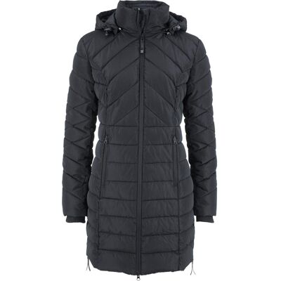 bonprix Long-Steppjacke mit Wattierungschwarz 50Damen bonprix Long-Steppjacke mit Wattierungschwarz 50Damen