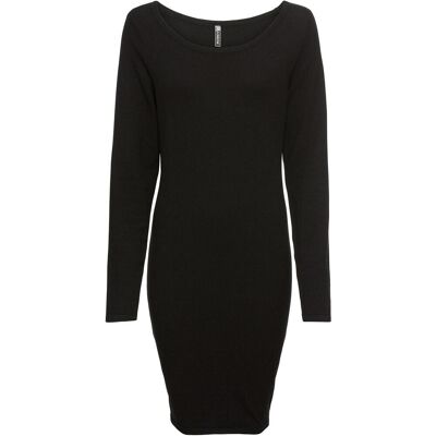 bonprix Strickkleid mit legerem Schnittschwarz 48Damen bonprix Strickkleid mit legerem Schnittschwarz 48Damen