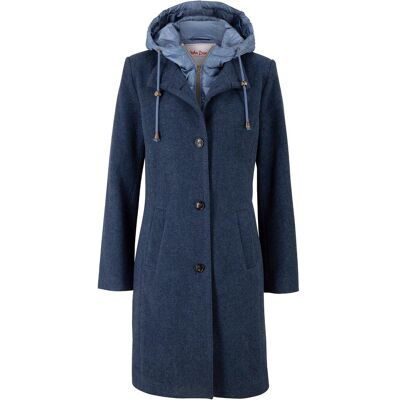 bonprix Winter-Kurzmantel in Wolloptik, 2in1 Optikblau 34Damen bonprix Winter-Kurzmantel in Wolloptik, 2in1 Optikblau 34Damen