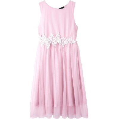 bonprix Midikleid mit Spitzenbesatzlila 134Mädchen bonprix Midikleid mit Spitzenbesatzlila 134Mädchen
