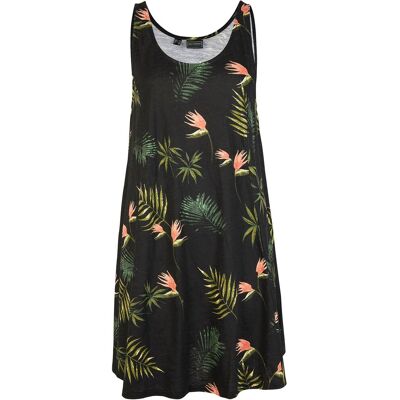 bonprix Strandkleid aus reiner Bio-Baumwolleschwarz 48Damen bonprix Strandkleid aus reiner Bio-Baumwolleschwarz 48Damen
