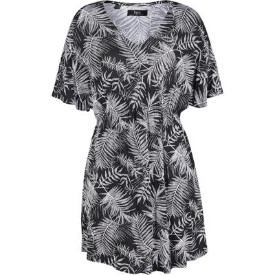 bonprix Long-Tunika aus fließender Viskoseschwarz 40Damen bonprix Long-Tunika aus fließender Viskoseschwarz 40Damen