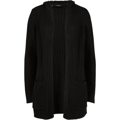 bonprix Strickjacke mit Kapuzeschwarz 40Damen bonprix Strickjacke mit Kapuzeschwarz 40Damen
