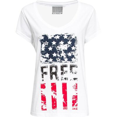 bonprix T-Shirt aus reiner Baumwolleweiß 40Damen bonprix T-Shirt aus reiner Baumwolleweiß 40Damen