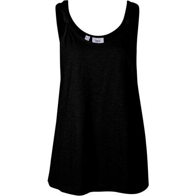 bonprix Baumwoll Top mit Knotendetailsschwarz 52Damen bonprix Baumwoll Top mit Knotendetailsschwarz 52Damen
