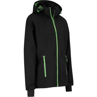 bonprix Wasserdichte Funktions-Jacke mit reflektierenden Detailsschwarz 46Damen bonprix Wasserdichte Funktions-Jacke mit reflektierenden Detailsschwarz 46Damen