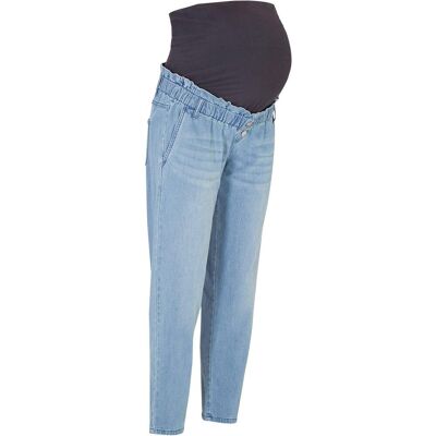 bonprix Umstandsjeans aus Baumwoll-Stretch, schmal zulaufendes Beinblau 40Damen bonprix Umstandsjeans aus Baumwoll-Stretch, schmal zulaufendes Beinblau 40Damen