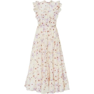 bonprix Maxikleid aus reiner Baumwollebeige 48Damen bonprix Maxikleid aus reiner Baumwollebeige 48Damen