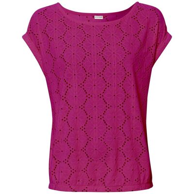 bonprix Shirt mit Lochstickereipink 44Damen bonprix Shirt mit Lochstickereipink 44Damen