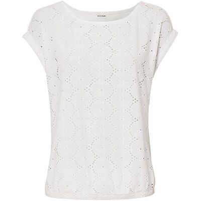 bonprix Shirt mit Lochstickereiweiß 40Damen bonprix Shirt mit Lochstickereiweiß 40Damen
