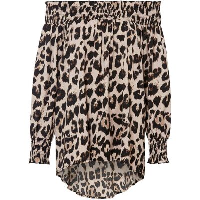 bonprix Vokuhila-Blusebeige 36Damen bonprix Vokuhila-Blusebeige 36Damen