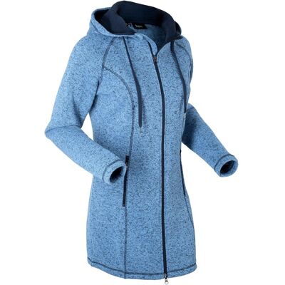bonprix Long-Fleecejacke mit Kapuzeblau 40Damen bonprix Long-Fleecejacke mit Kapuzeblau 40Damen