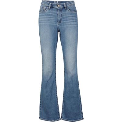 bonprix Bootcut Jeans Mid Waist, Bio-Baumwolleblau 38Damen bonprix Bootcut Jeans Mid Waist, Bio-Baumwolleblau 38Damen