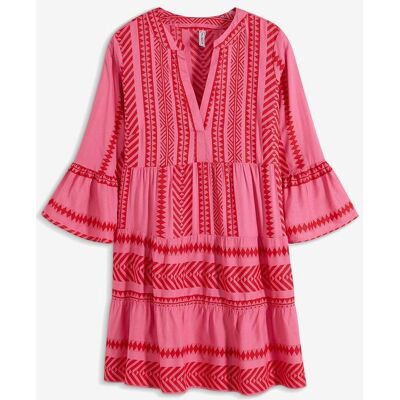bonprix Tunika-Kleid aus fließender Viskose 48Damen bonprix Tunika-Kleid aus fließender Viskose 48Damen