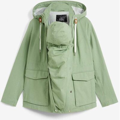 bonprix 3-in-1 Umstandsjacke mit Trageeinsatzgrün 44Damen bonprix 3-in-1 Umstandsjacke mit Trageeinsatzgrün 44Damen