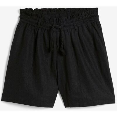 bonprix Leinen-Paperbag-Shortsschwarz 44Damen bonprix Leinen-Paperbag-Shortsschwarz 44Damen