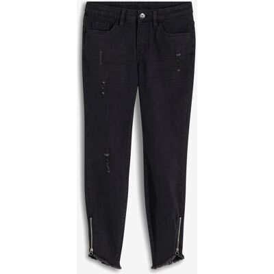 bonprix Skinny Jeans, Mid Waist, Stretchschwarz 48Damen bonprix Skinny Jeans, Mid Waist, Stretchschwarz 48Damen