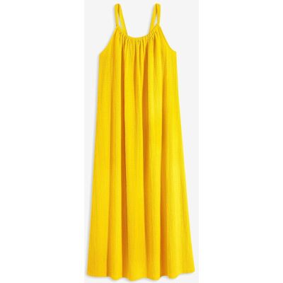 bonprix Trägerkleid aus leichtem Crêpegelb 44Damen bonprix Trägerkleid aus leichtem Crêpegelb 44Damen