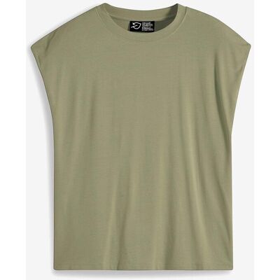 bonprix T-Shirt aus softer Viskosegrün 52Damen bonprix T-Shirt aus softer Viskosegrün 52Damen