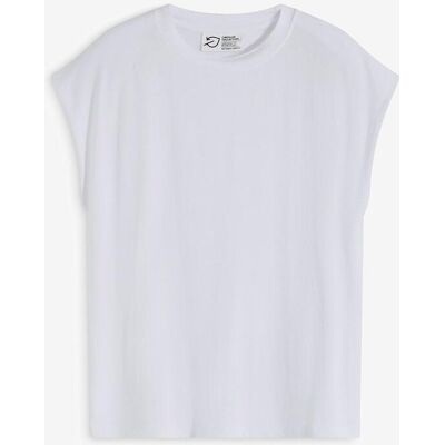 bonprix T-Shirt aus softer Viskoseweiß 56Damen bonprix T-Shirt aus softer Viskoseweiß 56Damen