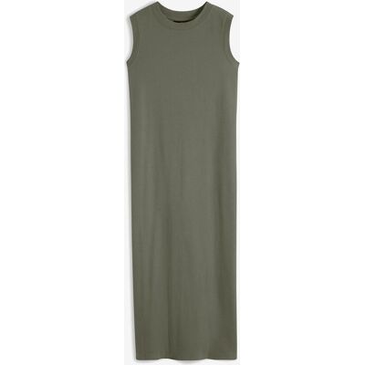 bonprix Jersey-Kleid aus Baumwolle mit Stretchgrün 48Damen bonprix Jersey-Kleid aus Baumwolle mit Stretchgrün 48Damen