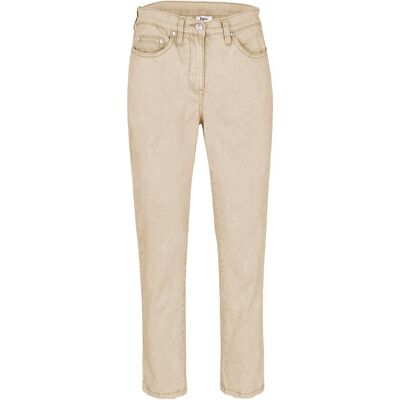 bonprix Verkürzte Twill-Hose im Used-Lookbeige 52Damen bonprix Verkürzte Twill-Hose im Used-Lookbeige 52Damen