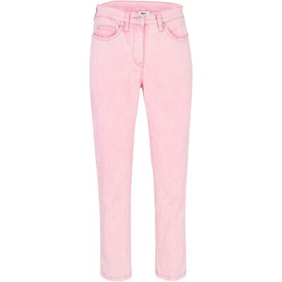 bonprix Verkürzte Twill-Hose im Used-Lookrosa 42Damen bonprix Verkürzte Twill-Hose im Used-Lookrosa 42Damen