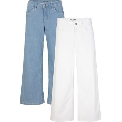 bonprix Culotte Mid Waist, (2er-Pack)blau 46Damen bonprix Culotte Mid Waist, (2er-Pack)blau 46Damen