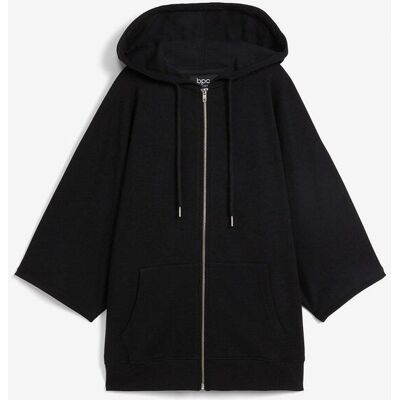 bonprix Sweatjacken-Cape aus Baumwoll-Mixschwarz 44Damen bonprix Sweatjacken-Cape aus Baumwoll-Mixschwarz 44Damen