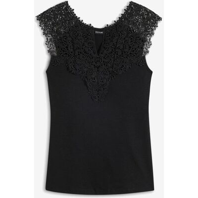 bonprix Top aus fließendem Viskose-Mixschwarz 32Damen bonprix Top aus fließendem Viskose-Mixschwarz 32Damen