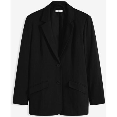bonprix Longblazer aus Baumwoll-Jerseyschwarz 52Damen bonprix Longblazer aus Baumwoll-Jerseyschwarz 52Damen