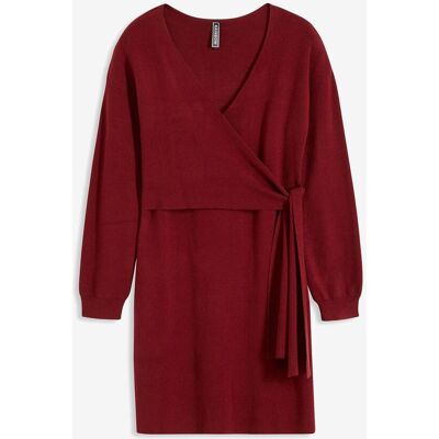 bonprix Strickkleid aus Viskose-Mixrot 44Damen bonprix Strickkleid aus Viskose-Mixrot 44Damen