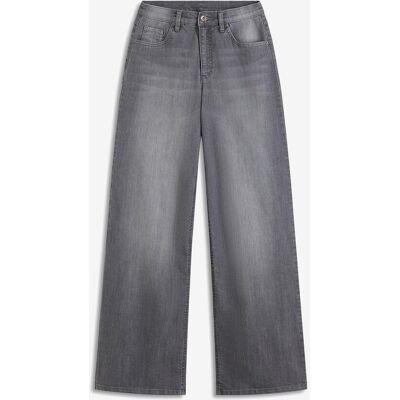 bonprix Wide-Leg-Jeans, High Waistgrau 50Damen bonprix Wide-Leg-Jeans, High Waistgrau 50Damen