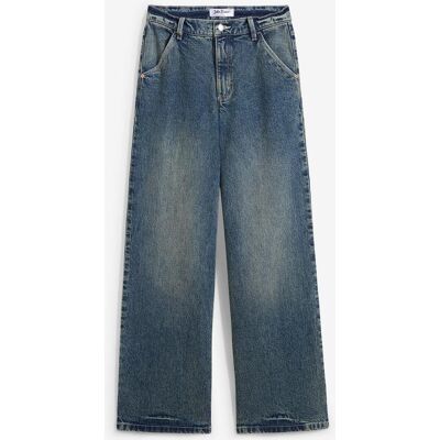 bonprix Wide Leg Jeans High Waist, Low Stretchblau 54Damen bonprix Wide Leg Jeans High Waist, Low Stretchblau 54Damen