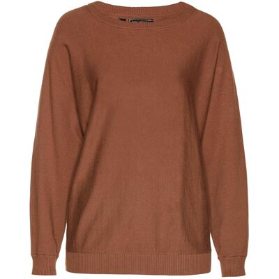 bonprix Pullover mit Fledermausärmelnbraun 48Damen bonprix Pullover mit Fledermausärmelnbraun 48Damen