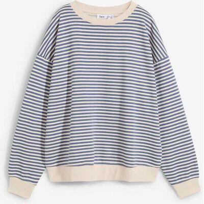 bonprix Loose-fit Sweatshirtblau 52Damen bonprix Loose-fit Sweatshirtblau 52Damen