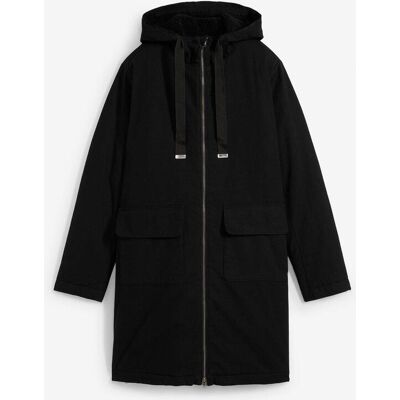 bonprix warm wattierter Winterparka mit Teddyfutter in Kapuzeschwarz 40Damen bonprix warm wattierter Winterparka mit Teddyfutter in Kapuzeschwarz 40Damen