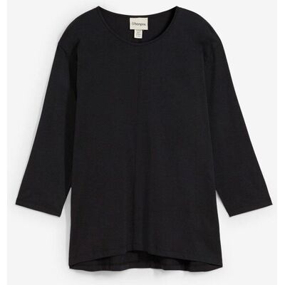 bonprix Boxy-Shirt aus biologischer Baumwolleschwarz 52Damen bonprix Boxy-Shirt aus biologischer Baumwolleschwarz 52Damen