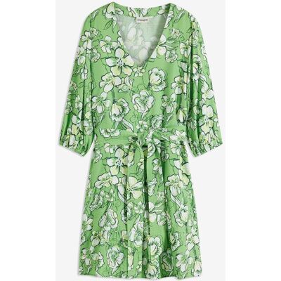 bonprix Minikleid aus softem Viskose-Mixgrün 50Damen bonprix Minikleid aus softem Viskose-Mixgrün 50Damen