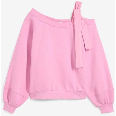 bonprix Weites Sweatshirt mit One-Shoulderrosa 48Damen bonprix Weites Sweatshirt mit One-Shoulderrosa 48Damen