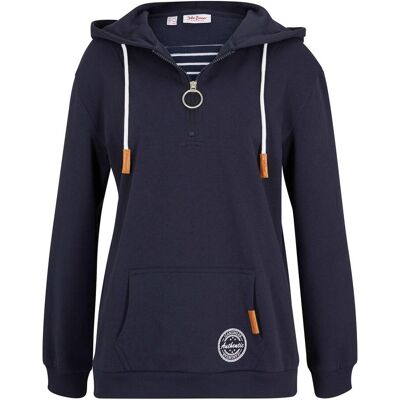 bonprix Hoodie aus Baumwoll-Mixblau 52Damen bonprix Hoodie aus Baumwoll-Mixblau 52Damen