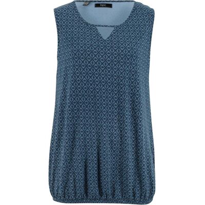 bonprix Top mit Gummizugblau 52Damen bonprix Top mit Gummizugblau 52Damen