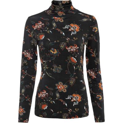 bonprix Langarmshirt mit Rollkragenschwarz 36Damen bonprix Langarmshirt mit Rollkragenschwarz 36Damen