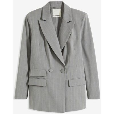 bonprix Nadelstreifen Blazergrau 46Damen bonprix Nadelstreifen Blazergrau 46Damen