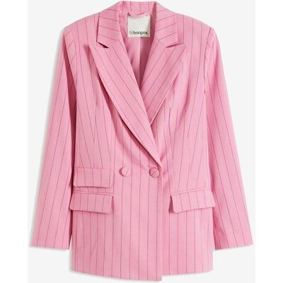 bonprix Nadelstreifen Blazerrosa 46Damen bonprix Nadelstreifen Blazerrosa 46Damen